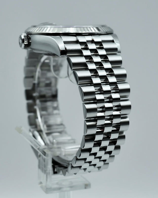 Rolex 126234 Datejust with Slate Roman Dial on Jubilee