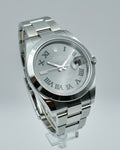 Rolex 126300 Datejust 41 with Slate Roman Dial on Oyster