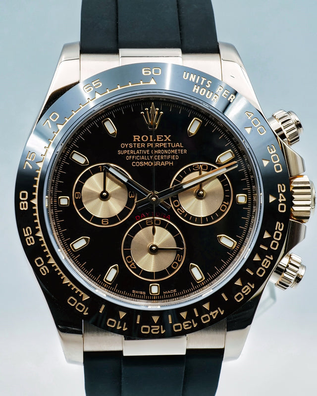 Rolex 116515LN Cosmograph Daytona 18K Rose Gold with Black Dial