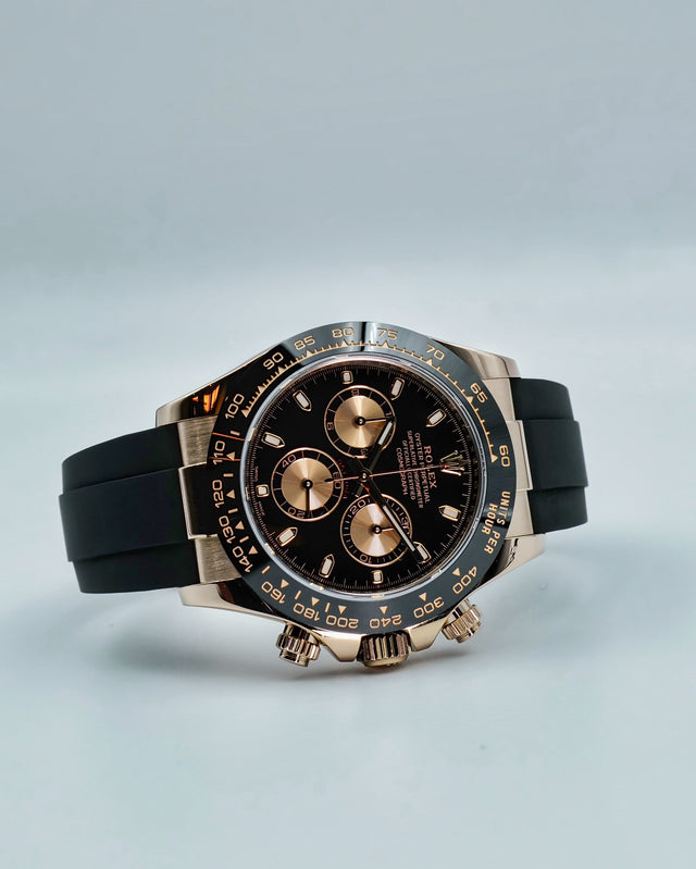 Rolex 116515LN Cosmograph Daytona 18K Rose Gold with Black Dial