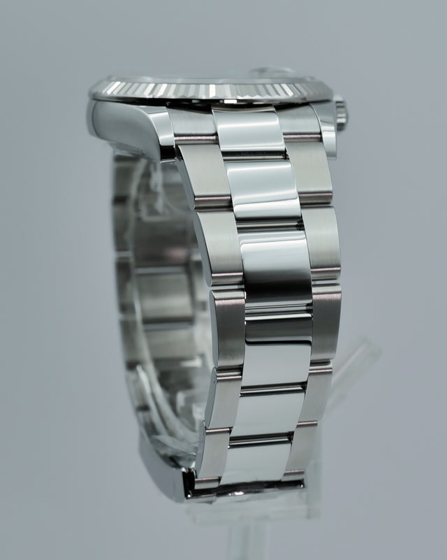 Rolex 126234 Datejust with Olive Green Palm Motif Dial on Oyster