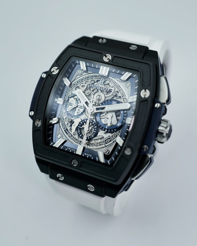 Hublot 601.CI.7170.LR Spirit of Big Bang 45mm Ceramic Blue with Skeleton Dial