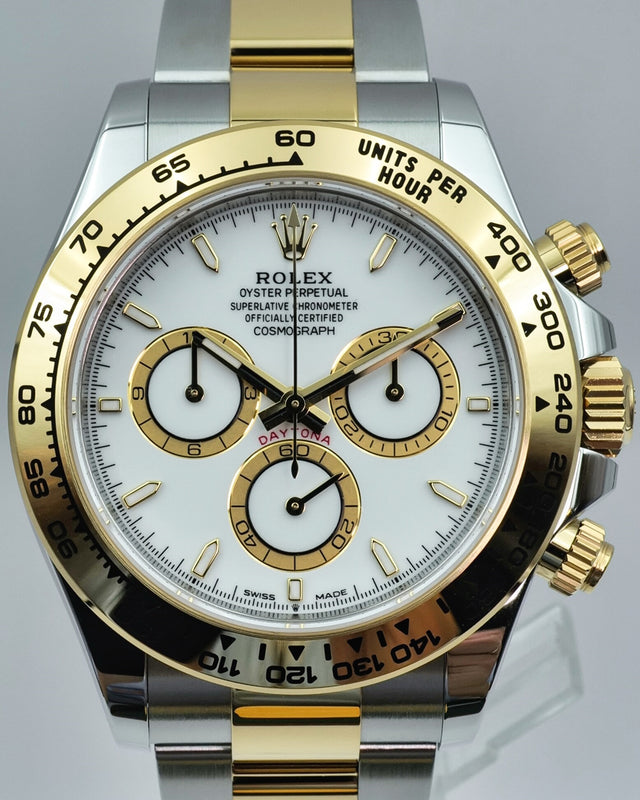 Rolex 126503 Cosmograph Daytona 18K/Stainless Steel with White Dial
