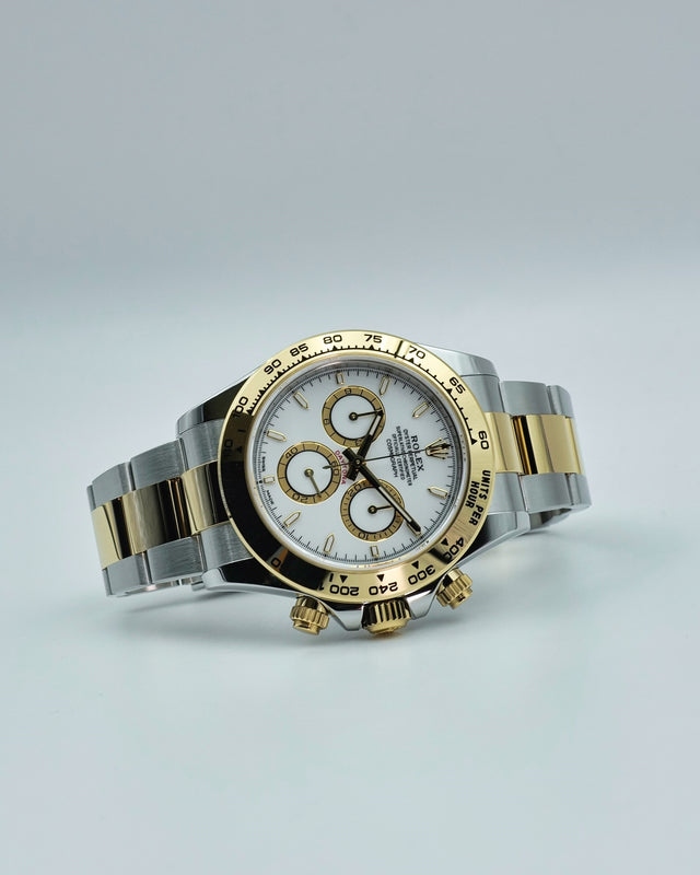 Rolex 126503 Cosmograph Daytona 18K/Stainless Steel with White Dial