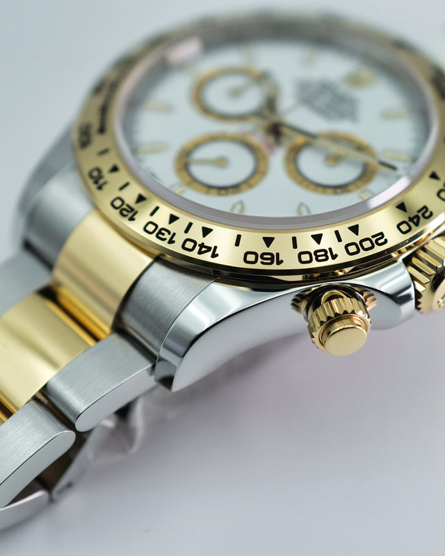 Rolex 126503 Cosmograph Daytona 18K/Stainless Steel with White Dial