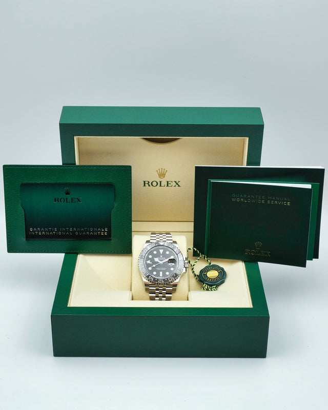 Rolex 126710GRNR GMT Master II on Jubilee