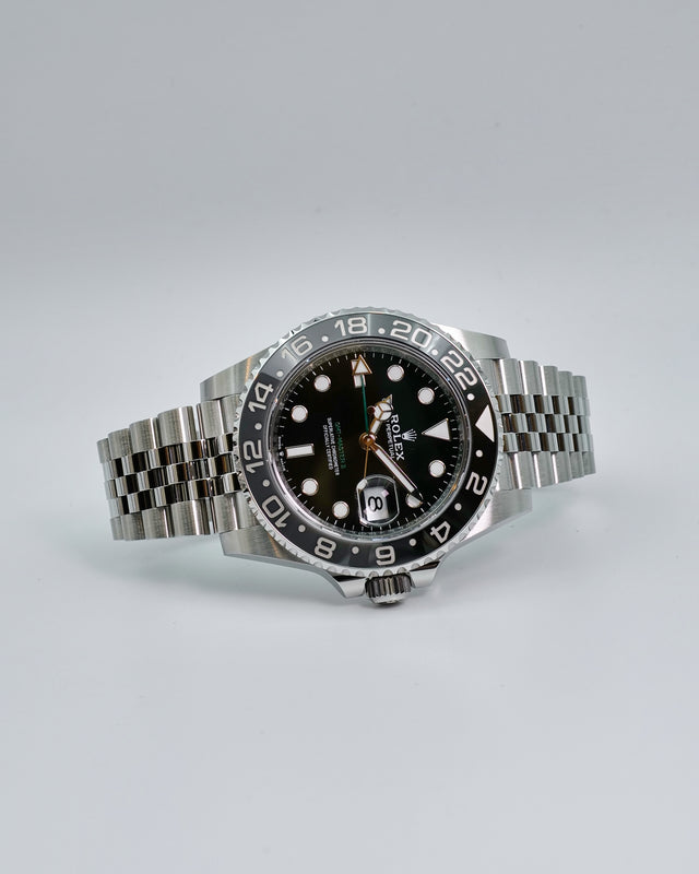 Rolex 126710GRNR GMT Master II on Jubilee