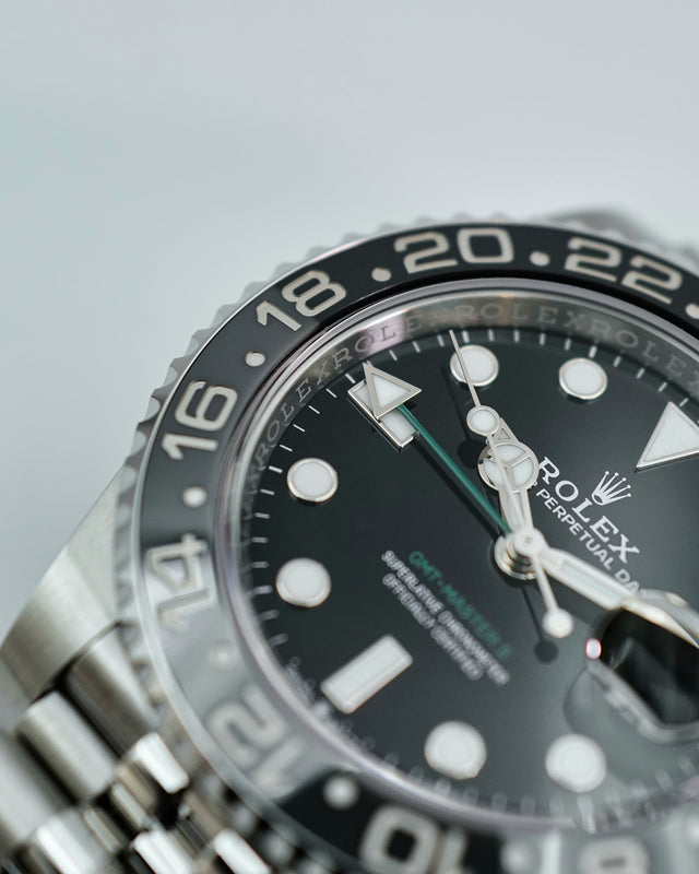 Rolex 126710GRNR GMT Master II on Jubilee