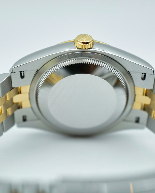 Rolex 126233 Datejust 18K/SS with Olive Green Roman Diamond VI/IX Dial on Jubilee