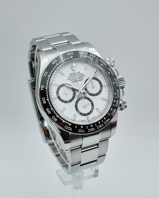 Rolex 126500LN "Panda" Cosmograph Daytona with White Dial