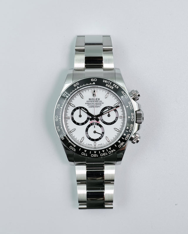 Rolex 126500LN "Panda" Cosmograph Daytona with White Dial