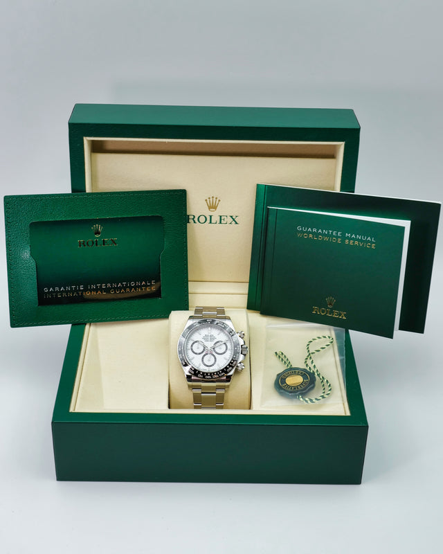 Rolex 126500LN "Panda" Cosmograph Daytona with White Dial