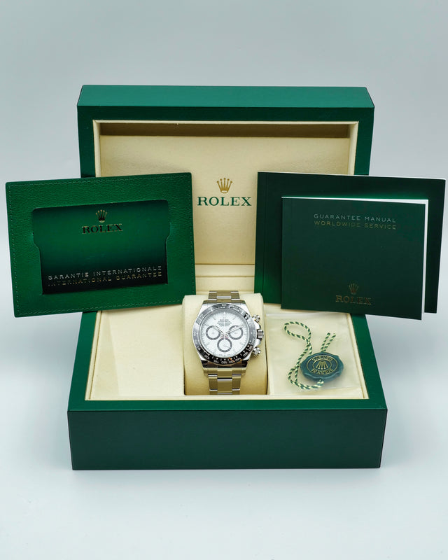 Rolex 126500LN "Panda" Cosmograph Daytona with White Dial