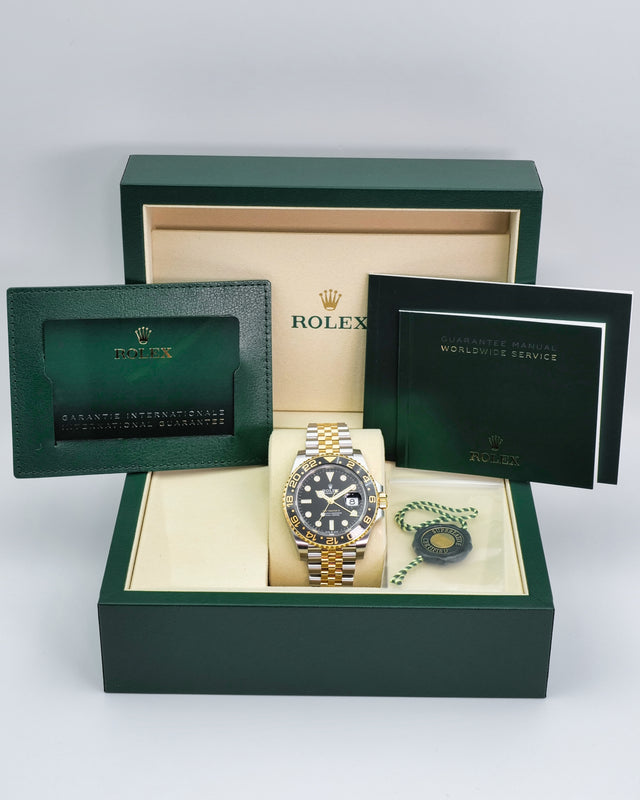 Rolex 126713GRNR GMT Master II 18K/SS on Jubilee