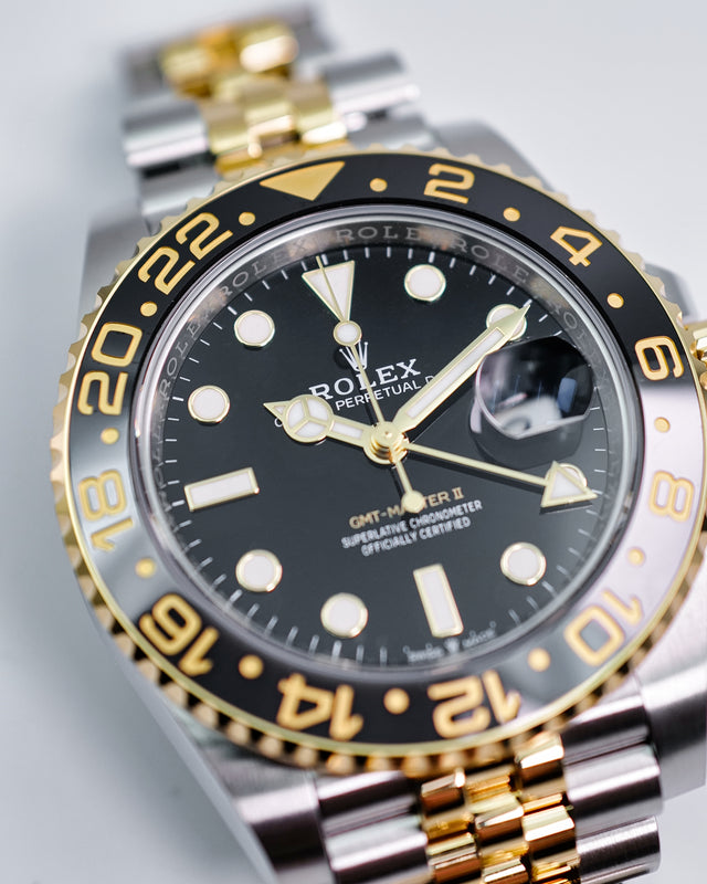 Rolex 126713GRNR GMT Master II 18K/SS on Jubilee
