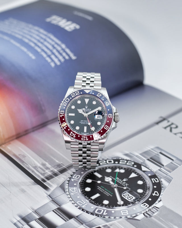 Rolex 126710BLRO GMT Master II on Jubilee