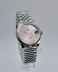 Rolex 278274 Datejust 31 with Pink Dial with "VI" in Diamond on Jubilee