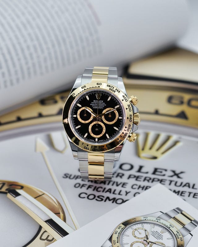Rolex 126503 Cosmograph Daytona 18K/Stainless Steel with Black Dial