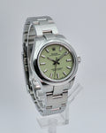Rolex 276200 Oyster Perpetual 28 with Pistachio Dial