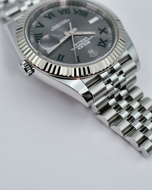 Rolex 126334 Datejust 41 with Slate Roman Dial on Jubilee