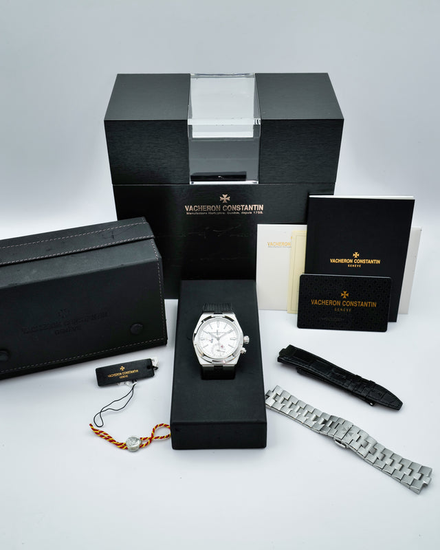 Vacheron Constantin 7900V Overseas Dual Time with Silver Dial