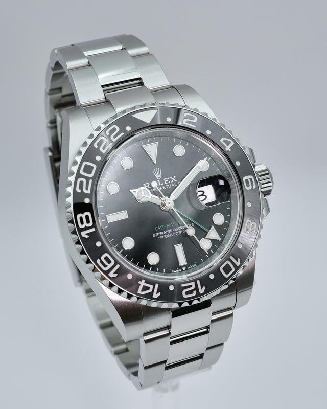 Rolex 126710GRNR “Bruce Wayne” GMT Master II on Oyster