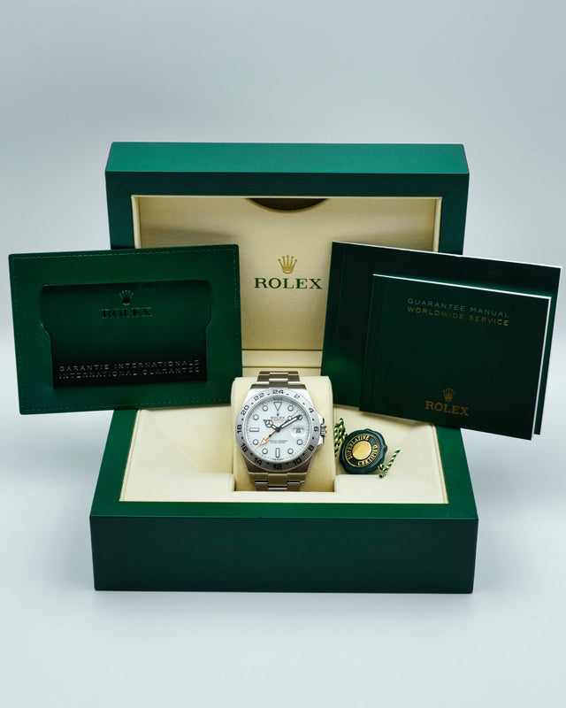Rolex 226570 Explorer II with White Dial