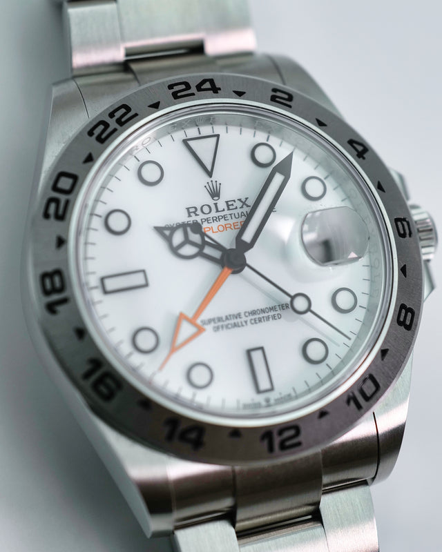 Rolex 226570 Explorer II with White Dial