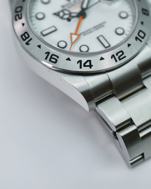 Rolex 226570 Explorer II with White Dial
