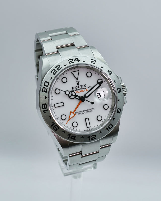 Rolex 226570 Explorer II with White Dial