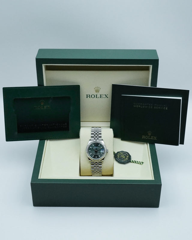 Rolex 278274 Datejust 31 with Mint Green Dial on Jubilee