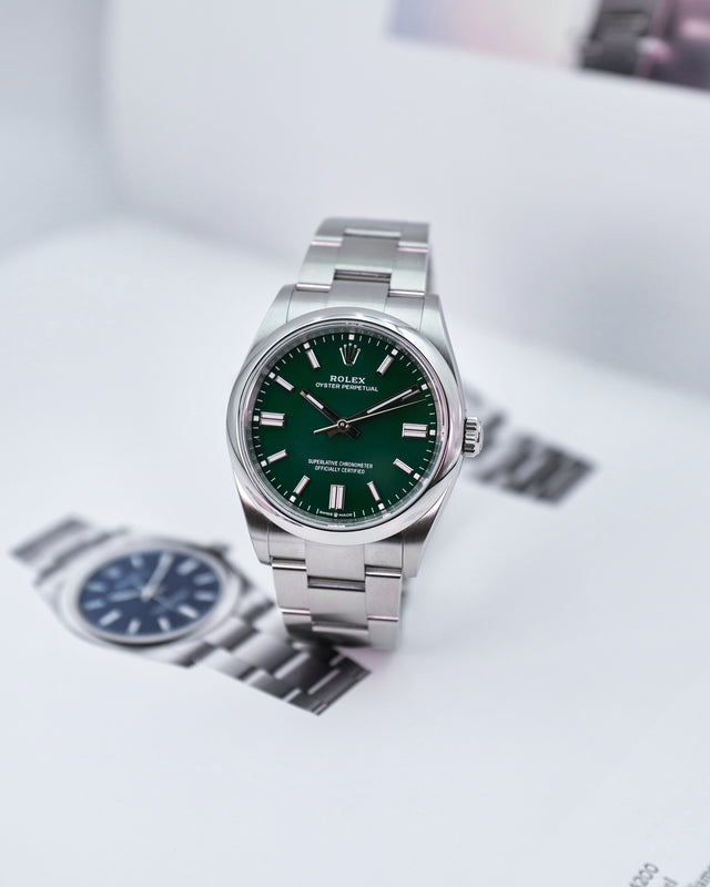 Rolex 126000 Oyster Perpetual 36 with Green Dial (New Model)