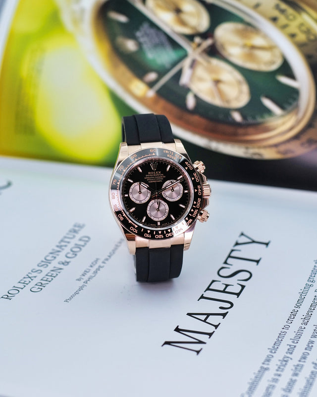 Rolex 126515LN Cosmograph Daytona 18K Rose Gold with Black Dial