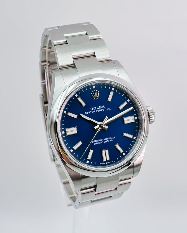 Rolex 134300 Oyster Perpetual 41 with Med Blue Dial