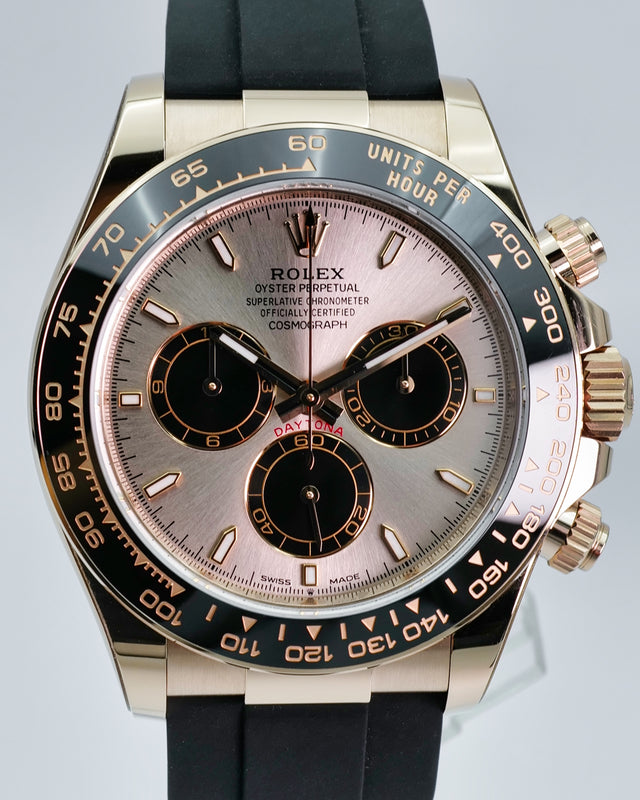 Rolex 126515LN Cosmograph Daytona 18K Rose Gold with Sundust and Bright Black Dial