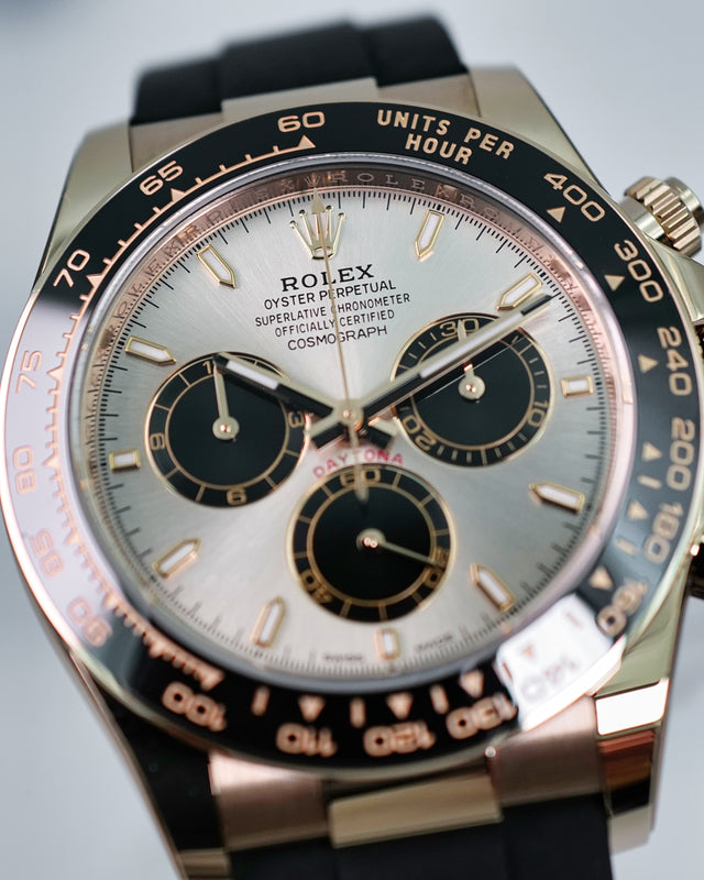 Rolex 126515LN Cosmograph Daytona 18K Rose Gold with Sundust and Bright Black Dial