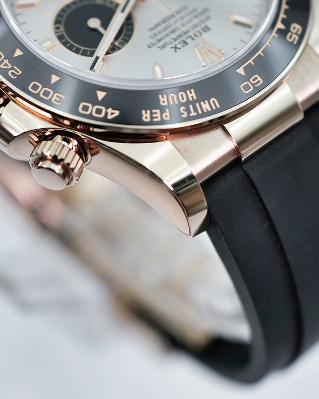 Rolex 126515LN Cosmograph Daytona 18K Rose Gold with Sundust and Bright Black Dial