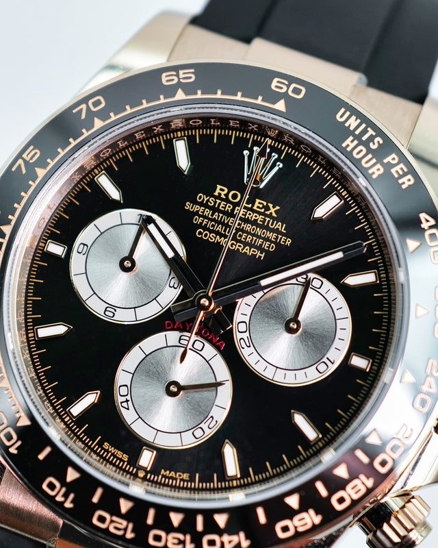 Rolex 126515LN Cosmograph Daytona 18K Rose Gold with Black Dial