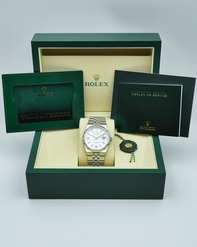 Rolex 127334 Land-Dweller 40 with White Dial