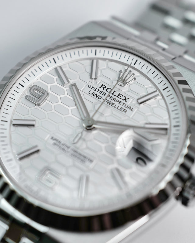 Rolex 127334 Land-Dweller 40 with White Dial