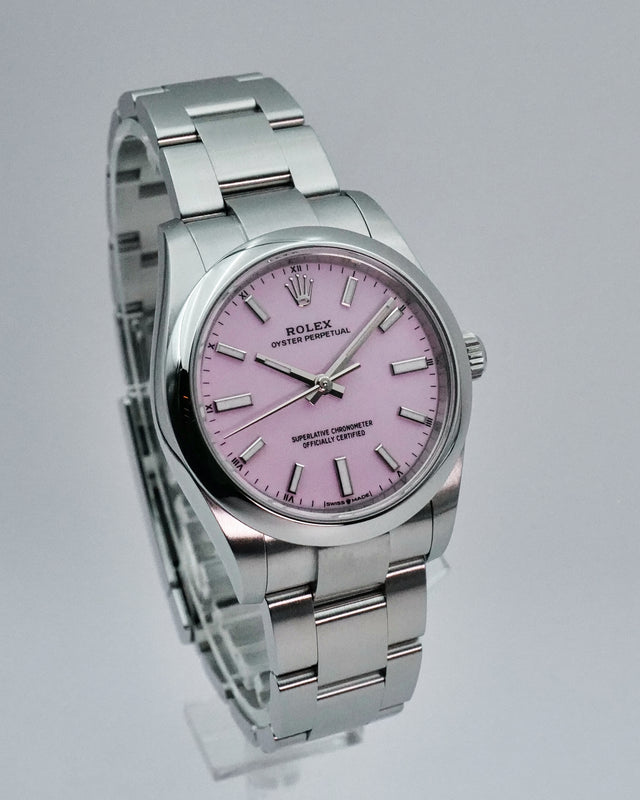 Rolex 124200 Oyster Perpetual 34 with Candy Pink Dial (2026)