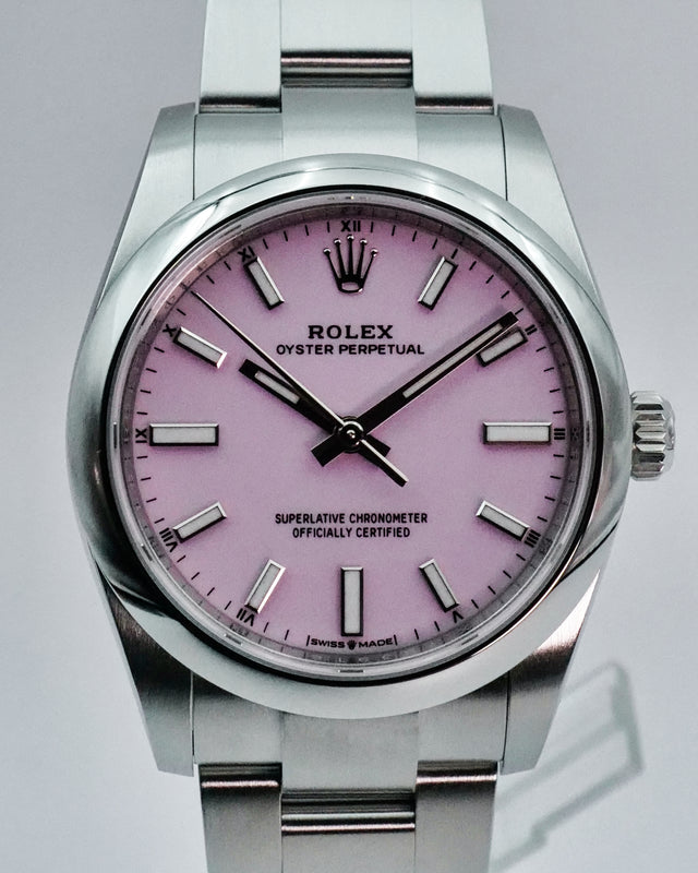 Rolex 124200 Oyster Perpetual 34 with Candy Pink Dial (2026)