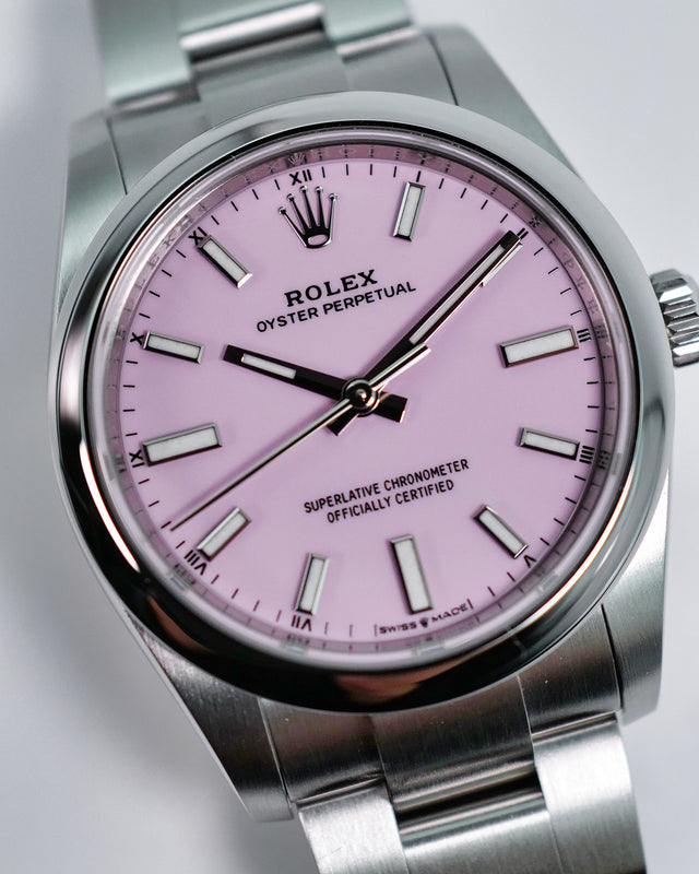 Rolex 124200 Oyster Perpetual 34 with Candy Pink Dial (2026)