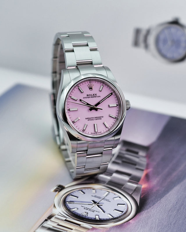 Rolex 124200 Oyster Perpetual 34 with Candy Pink Dial (2026)