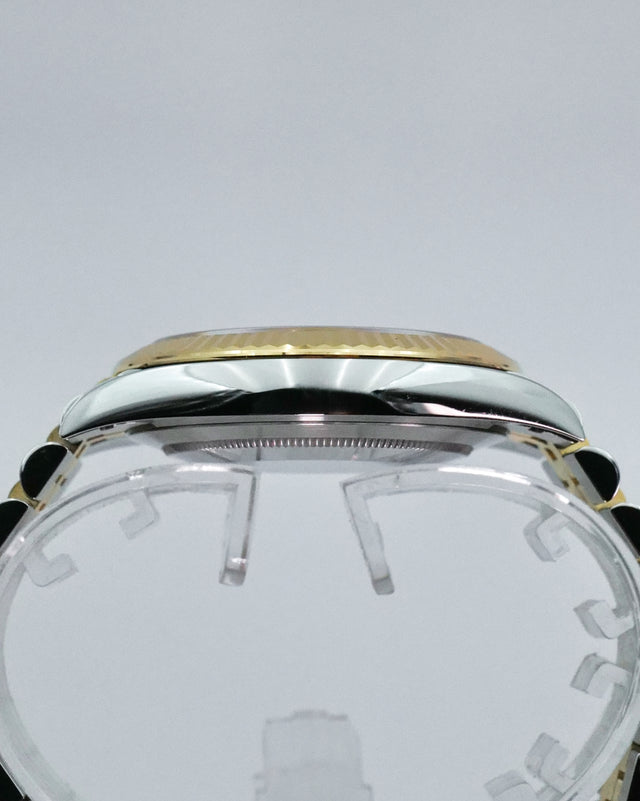 Rolex 126333 Datejust 41 18K/Stainless Steel with Black Diamond Dial on Jubilee