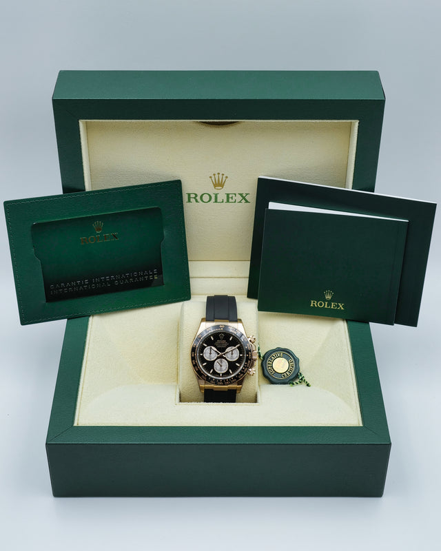 Rolex 126515LN Daytona 18K Rose Gold with Black Dial