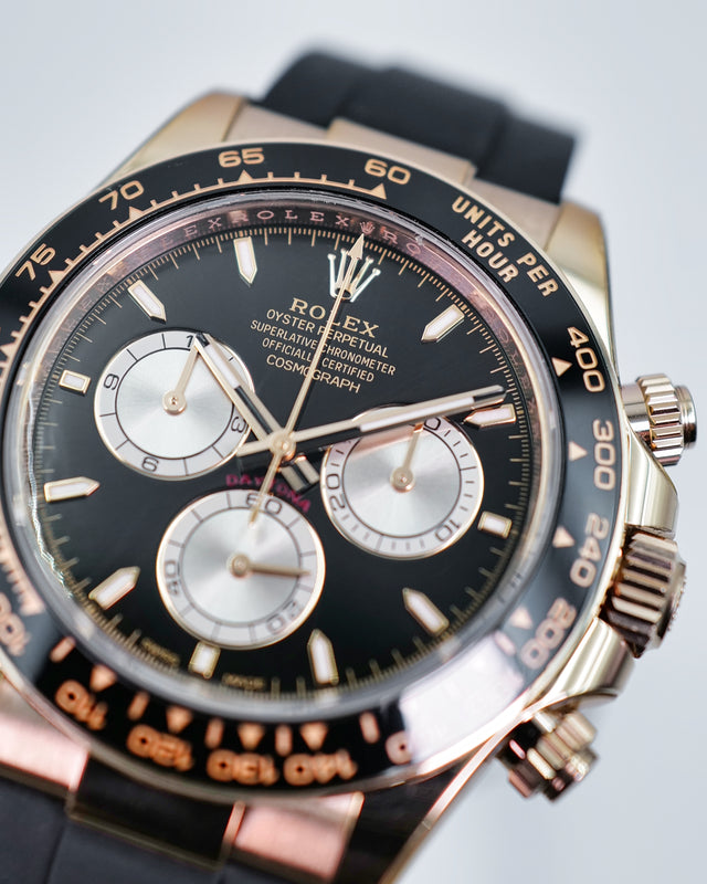 Rolex 126515LN Daytona 18K Rose Gold with Black Dial