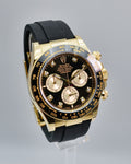 Rolex 126518LN Cosmograph Daytona 18K Yellow Gold with Black and Diamond Dial