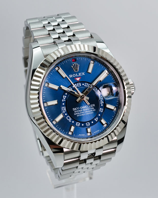 Rolex 326934 Sky-Dweller with Blue Dial on Jubilee