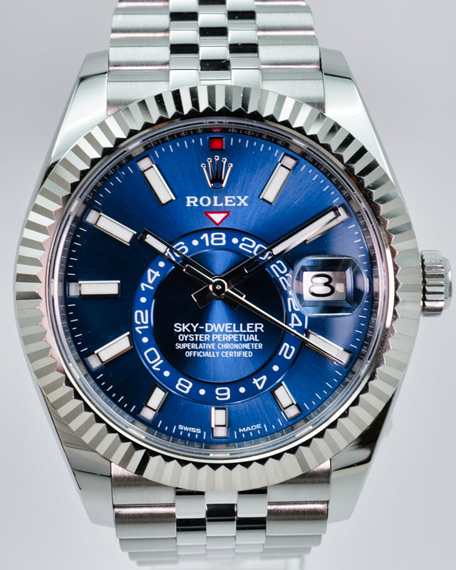 Rolex 326934 Sky-Dweller with Blue Dial on Jubilee